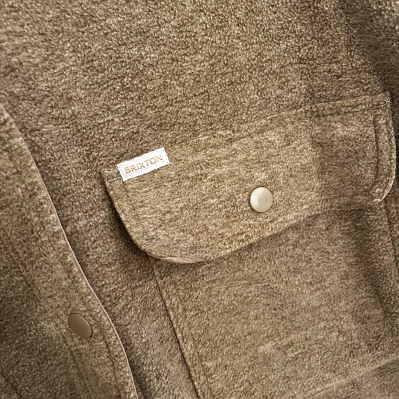 Brixton Unisex Camel Shirt Jacket - Picture 4 of 5
